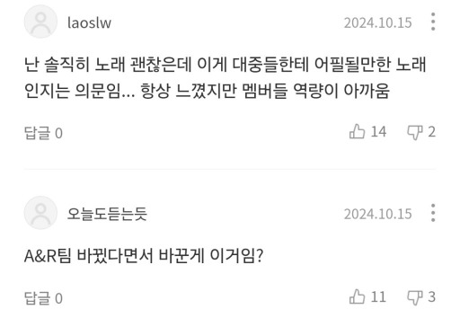 JYP도 고민이 많을거같은 ITZY 신곡 반응.... | 인스티즈