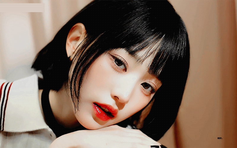 단발 장원영.gif | 인스티즈