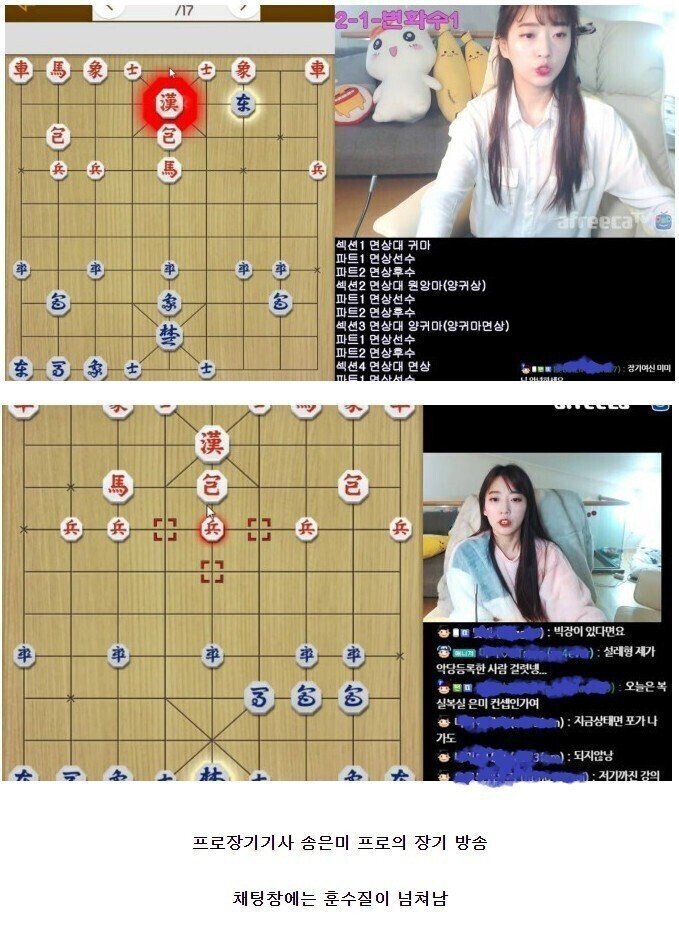 장기 프로기사한테 훈수두는 시청자들 jpg | 인스티즈