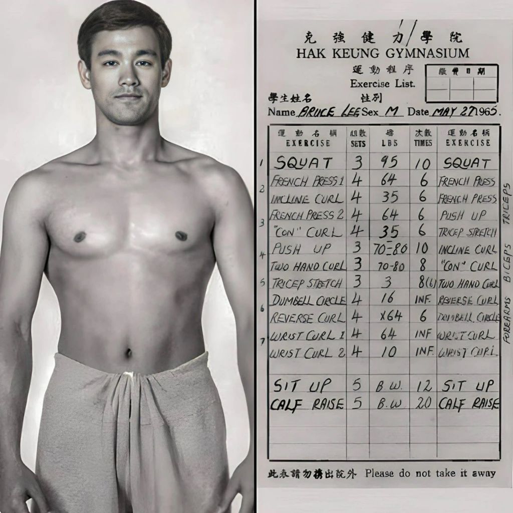 1960년대 이소룡의 운동 루틴 | 인스티즈
