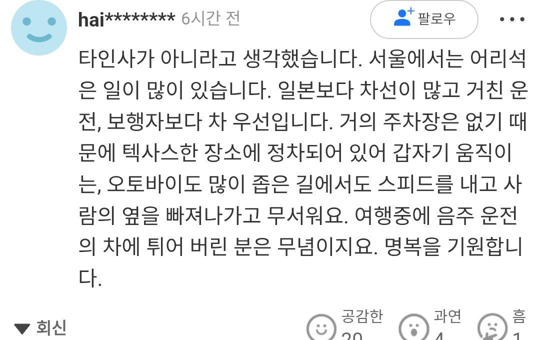 일본인 음주운전 사망사고 일본 댓글 반응 | 인스티즈