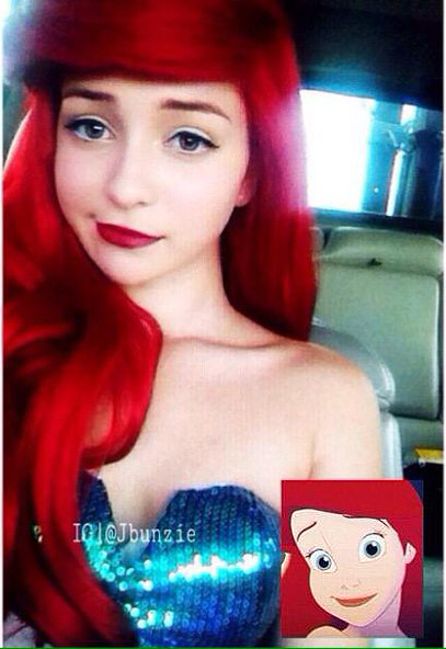 인어공주 애니판과 실사판 | 인스티즈