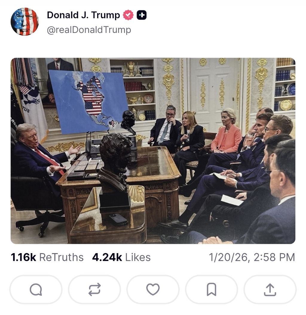 오늘자 트럼프 SNS 게시물 | 인스티즈