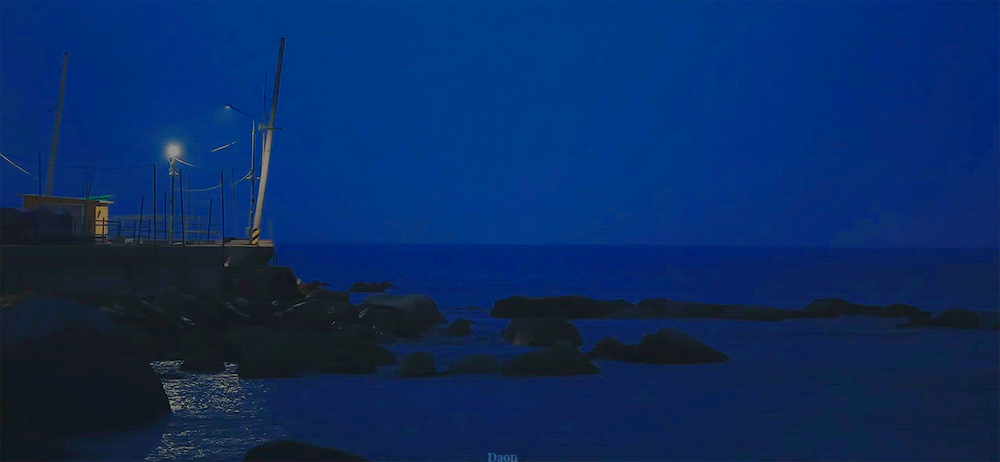플립 커버 움짤로 쓰기 좋은 갯마을 차차차 풍경짤.gif | 인스티즈