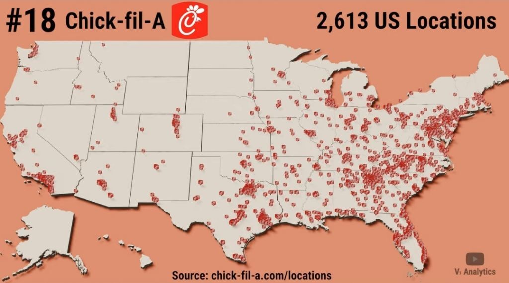 미국 패스트푸드 체인점 점포수 top 30 | 인스티즈