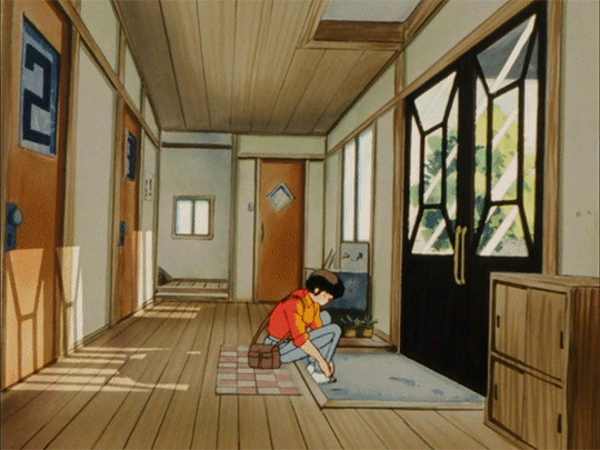 일본 80년대 버블시기 러브코메디 애니메이션 셀화 감성.gif | 인스티즈