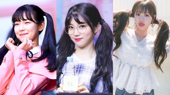 양갈래 트윈테일이 제일 잘 어울리는 여자 아이돌은? | 인스티즈