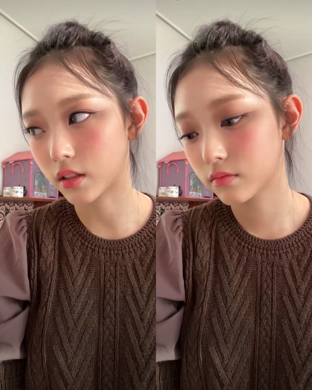 본인 얼굴이 역삼각형 같다는 뉴진스 강해린.jpgif | 인스티즈