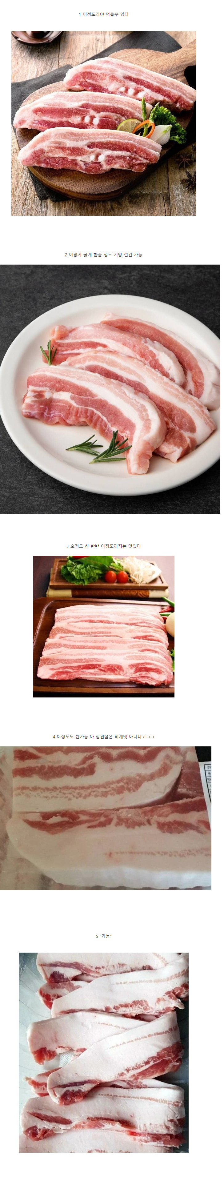 삼겹살 비계 비율 몇번까지 가능 | 인스티즈