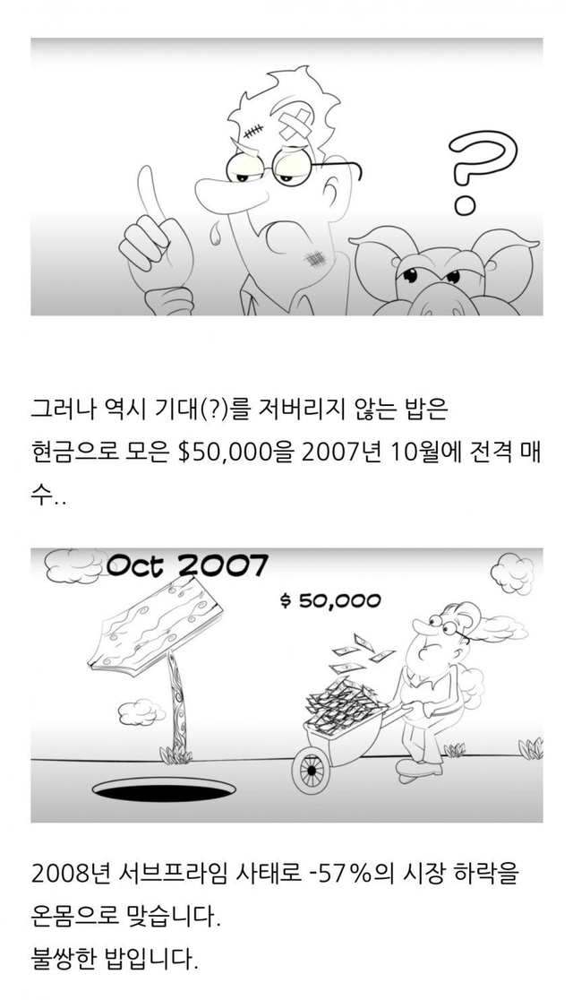 미국 주식 시장 폭락 직전 고점에서만 투자했다면 어떻게될까? | 인스티즈