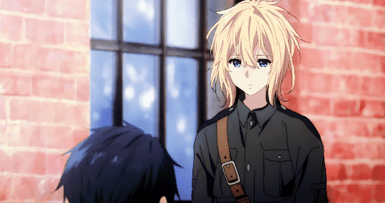 작화 끝판왕 감성애니, 바이올렛 에버가든 .gif | 인스티즈