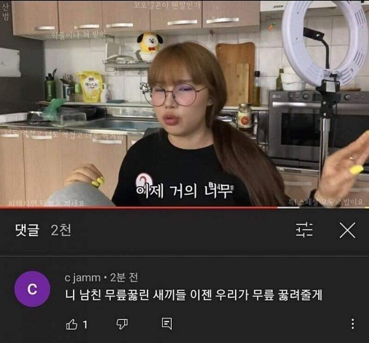 공혁준 여친 산범 유튜브 댓글 근황 | 인스티즈