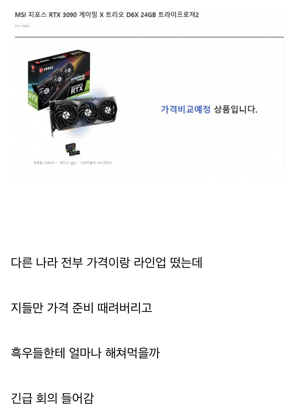 Rtx 3090을 대하는 용팔이들의 자세 | 인스티즈