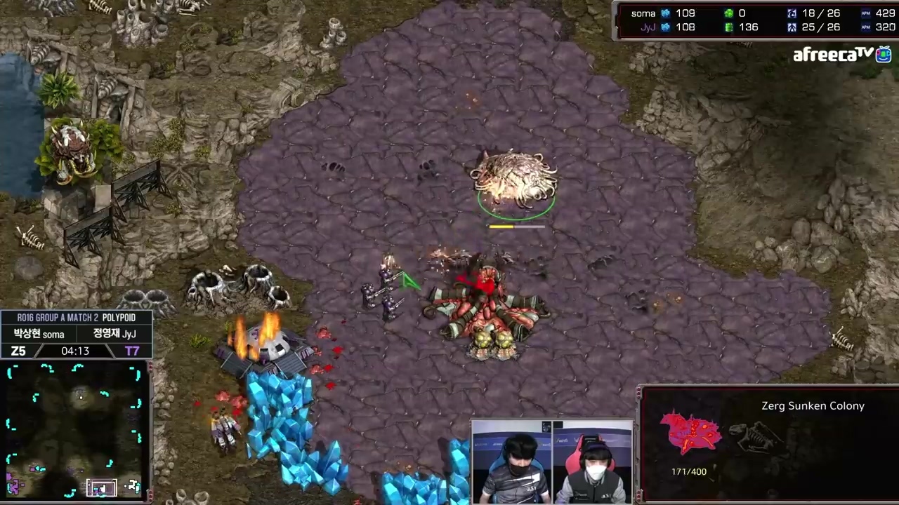 [스타크래프트1] 테란의 대 저그전 111 빌드의 파괴력 (저그 유저 눈물 주의) | 인스티즈