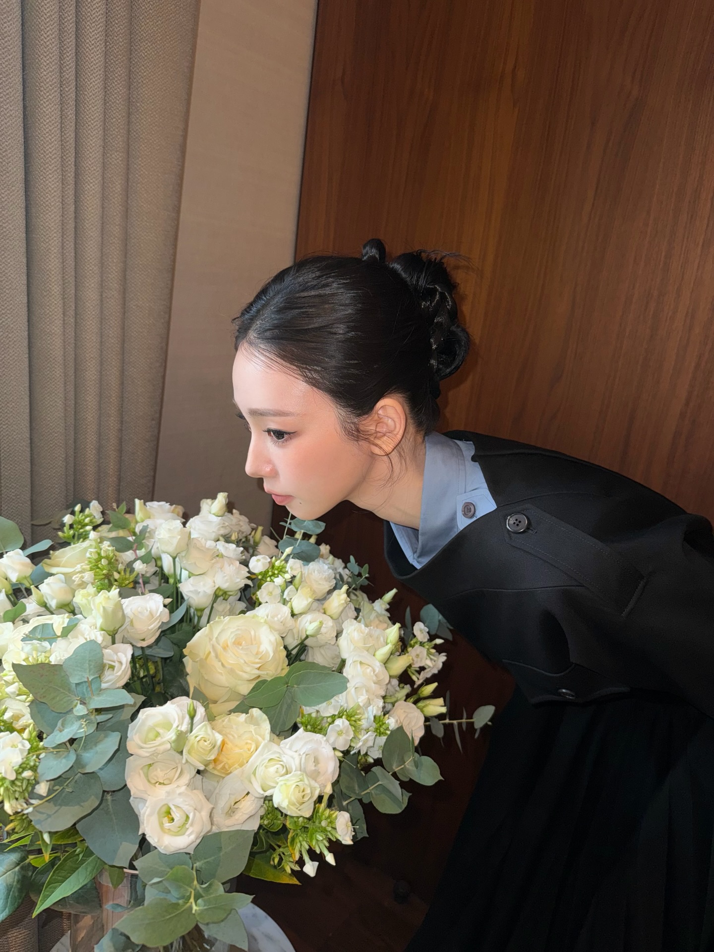 올빽머리 프라다 풀착장한 카리나 인스타 .jpg | 인스티즈