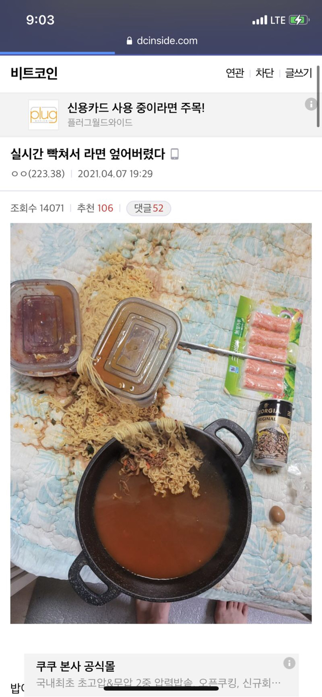 난리나고 있는 비트코인 갤러리 - 웃긴/안웃긴게시판 - 훌리건 천국