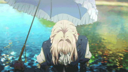 작화 끝판왕 감성애니, 바이올렛 에버가든 .gif | 인스티즈