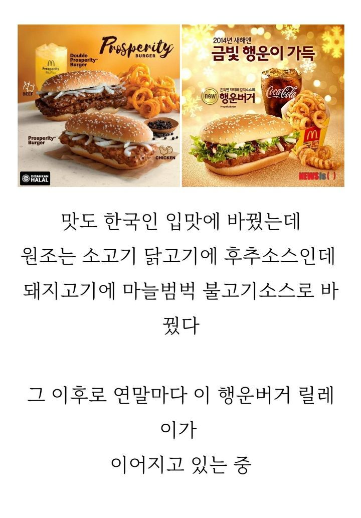 맥도날드 행운버거의 정체 | 인스티즈