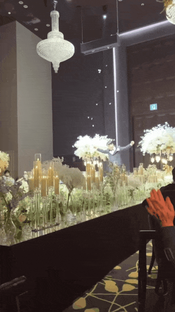 결혼식 하객들 도파민 대폭발.gif | 인스티즈