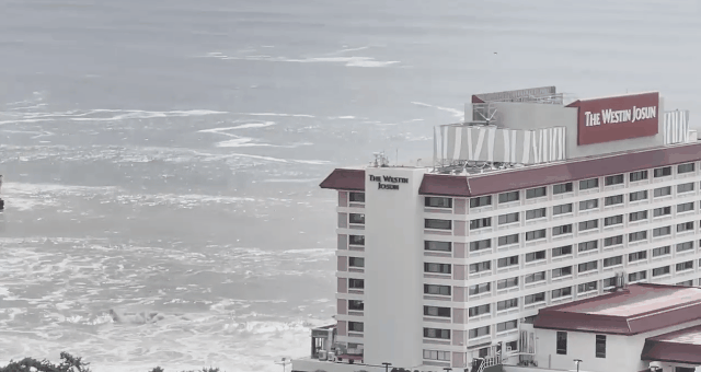 태풍이 미세먼지 쓸어간 해운대 근황...gif | 인스티즈