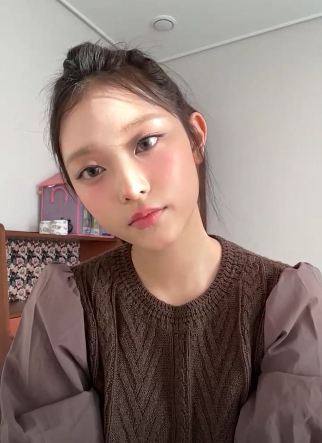 라이브방송중 귀여운척하고 후회하는 뉴진스 해린 | 인스티즈