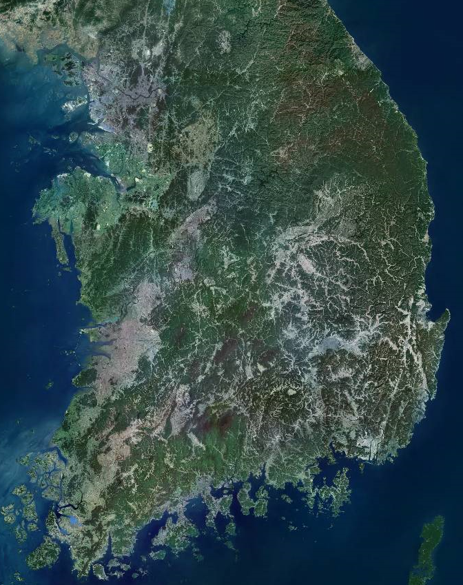 한국의 땅에서 산 면적 비율 - 웃긴자료 ‥‥‥‥‥、 - 도탁스 (DOTAX)