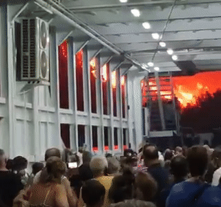 "공포영화가 아니라 실제다"화염에 휩싸인 그리스 휴양지 | 인스티즈