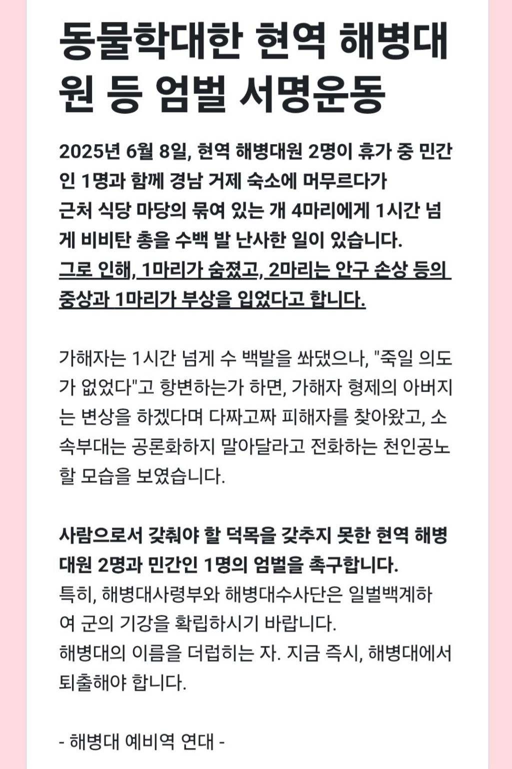 CCTV 공개된 거제 비비탄 노견 사망 사건.gif | 인스티즈