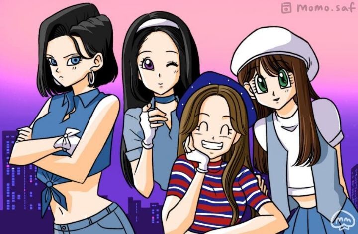 드래곤볼 그림체로 그린 브레이브걸스 | 인스티즈