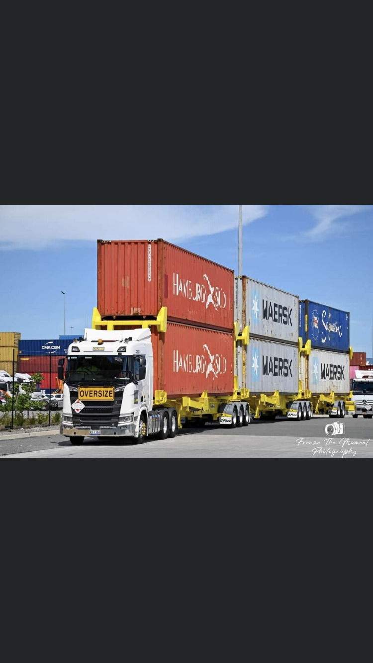 호주의 미쳐버린 컨테이너 트레일러 - ┗⊙Global ROAD PILOT - 로드파일럿-추레라