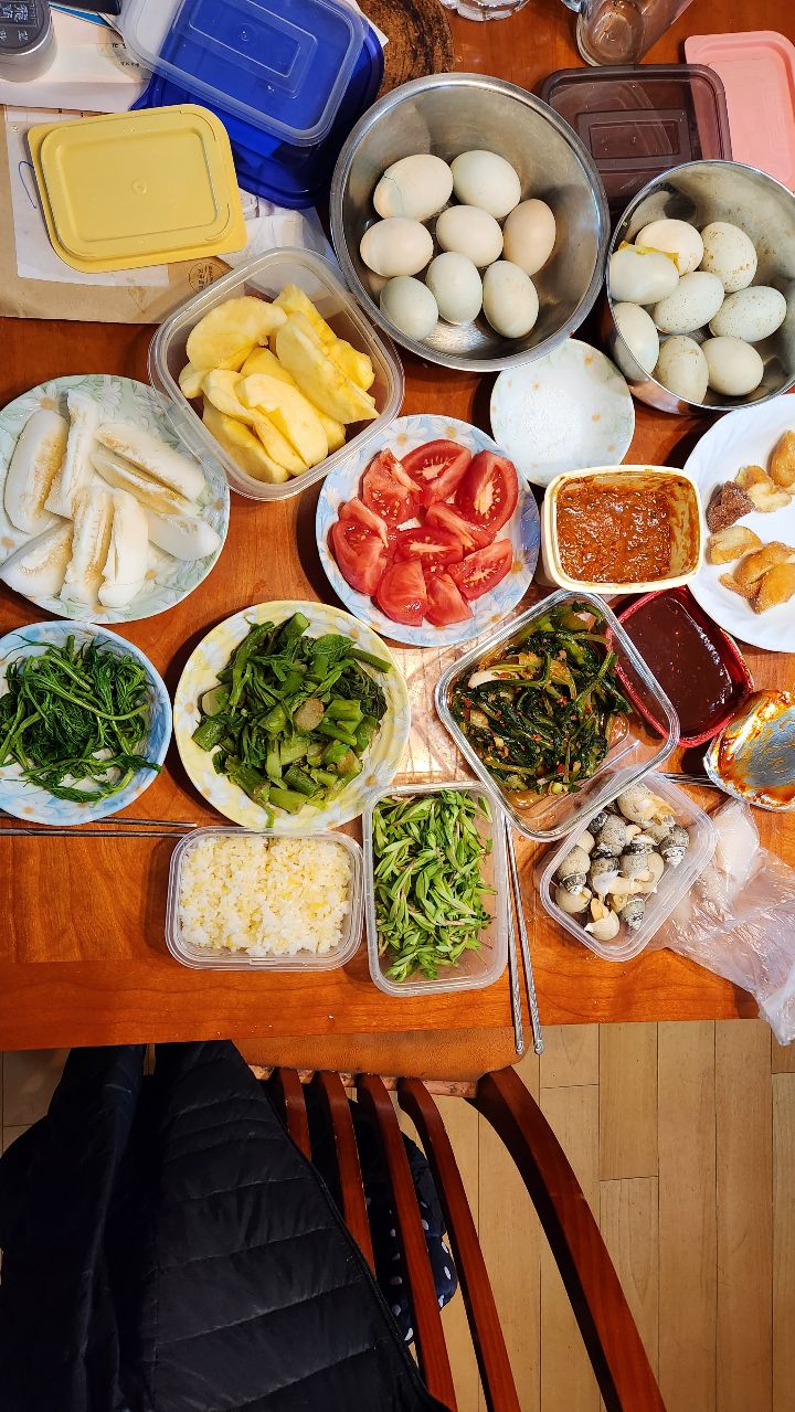 아침밥상 이미지