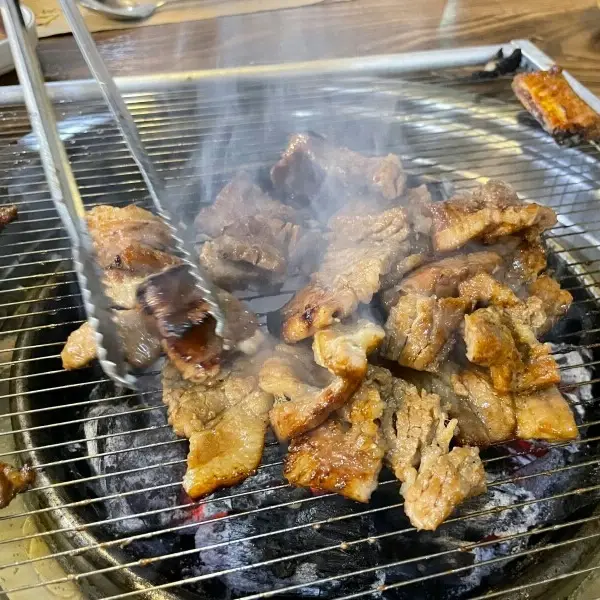 참숯불 이미지