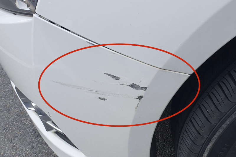 주차장 뺑소니? 물피도주