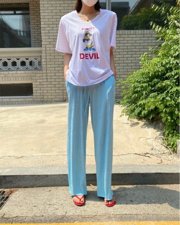 통바지 이미지