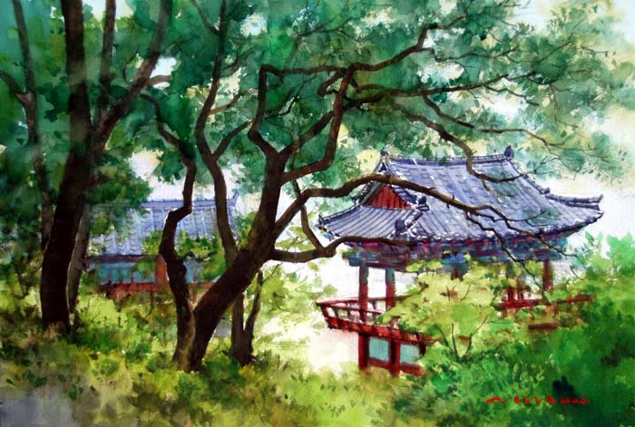 수채화 이미지