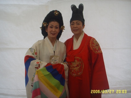 언양에서 화관무공연때