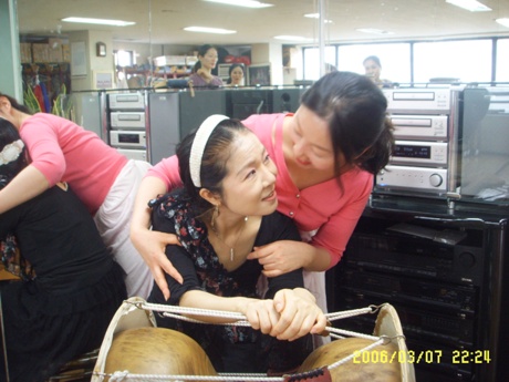 정명자선생님 소고춤연수 했어요^^*