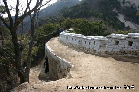 북한산 산책로..