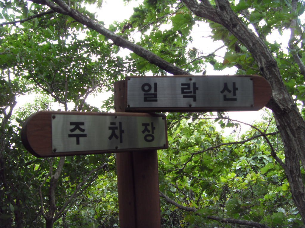 일락산으로 향한다