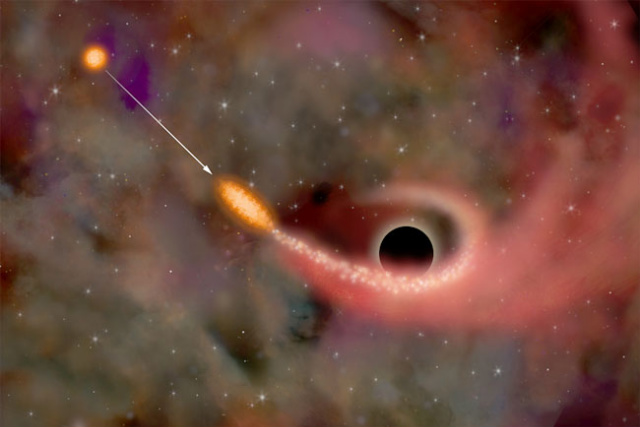 월-블랙홀에 의해 찢겨진 별을 암시하는 X선 (X-Rays Indicate Star Ripped Up by Black Hole)