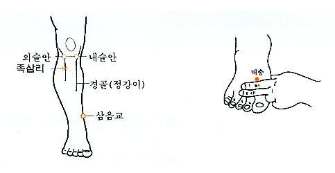 주요 뜸 혈자리 설명 : 네이버 블로그