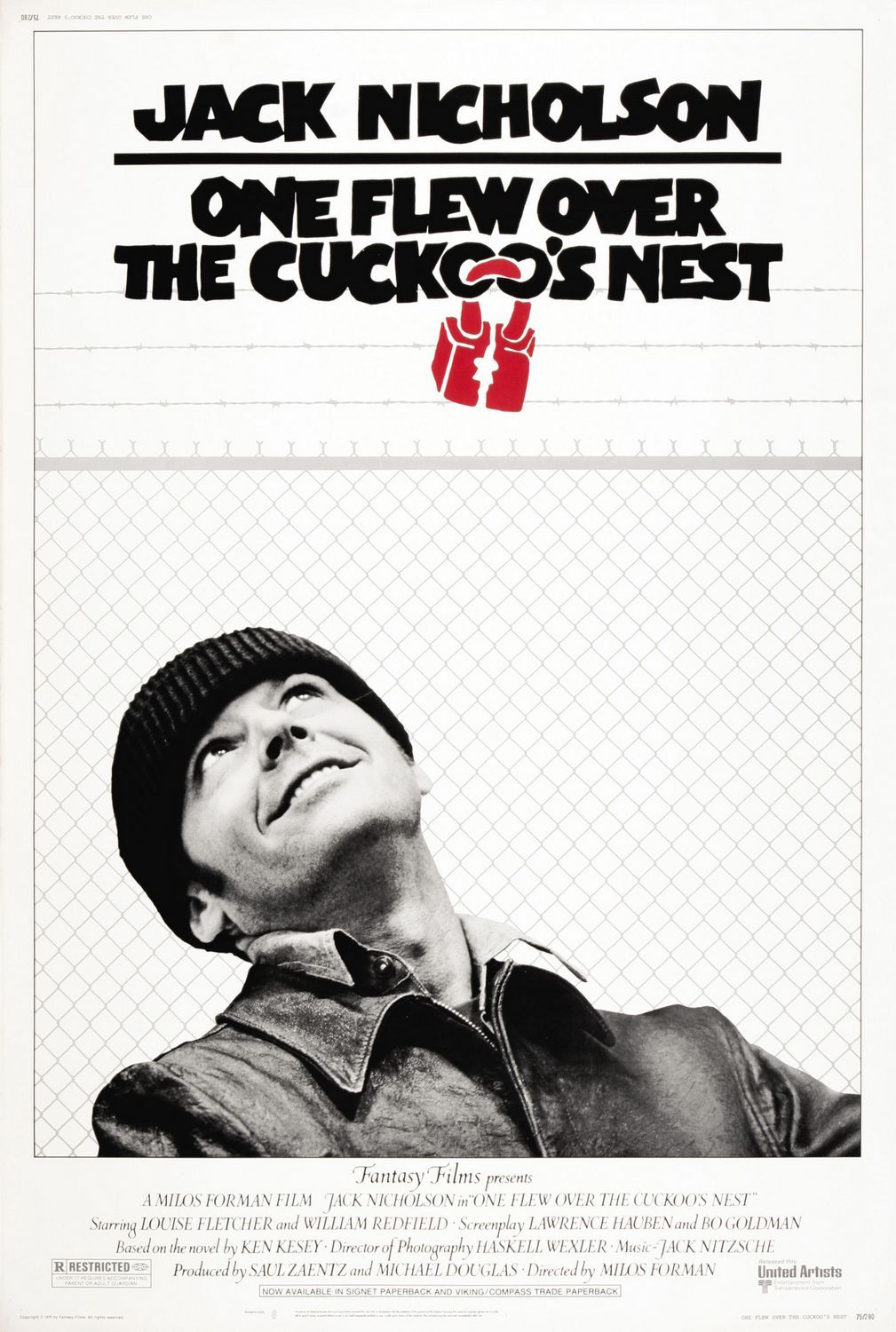 [영화] 카코의 둥지 위로 날아간 새 (One Flew Over the Cuckoo's Nest, 1975)