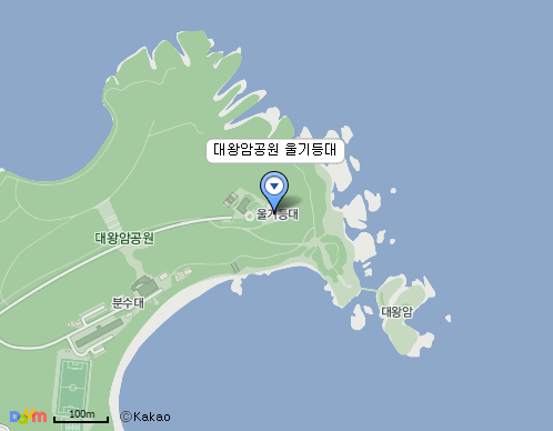 울기등대 지도