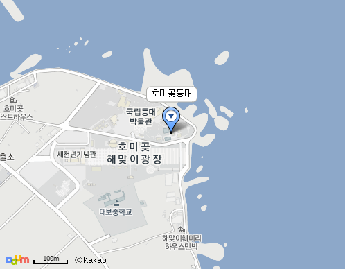 호미곶등대 지도