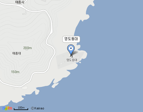 영도등대 지도