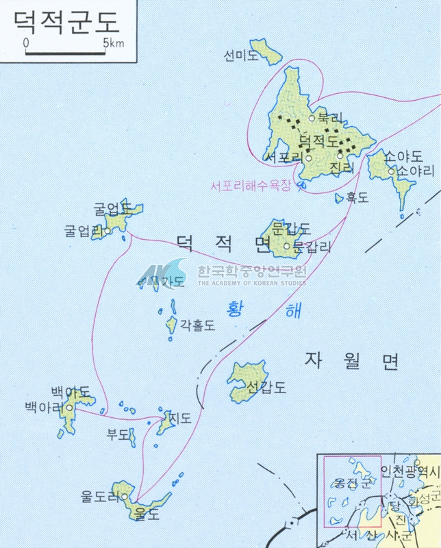 덕적군도.,'켈로부대 유적지' 선갑도.