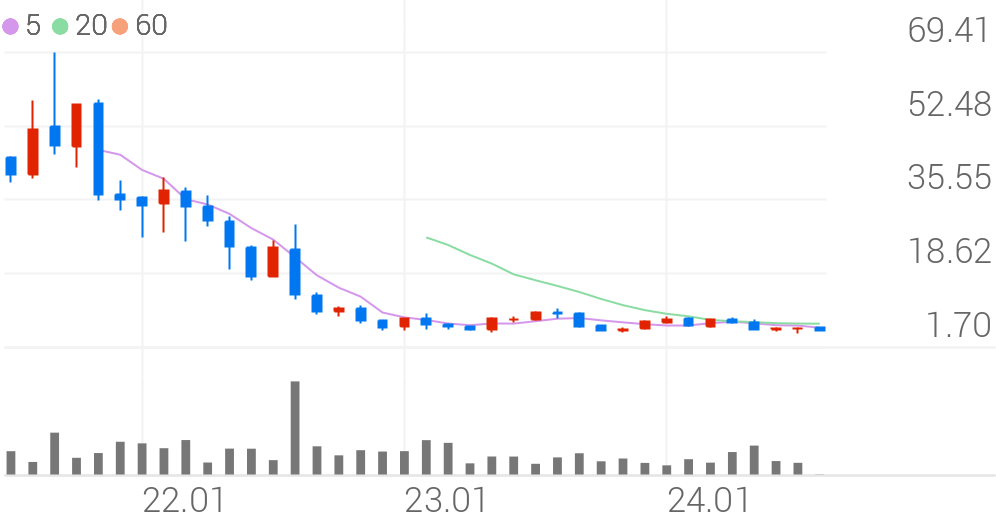 월봉 기업차트