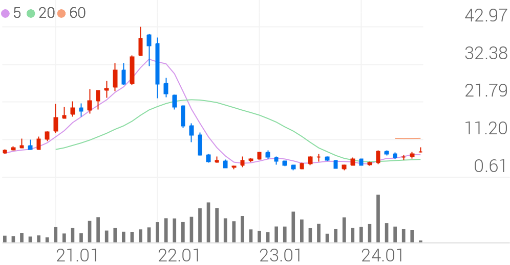 월봉 기업차트