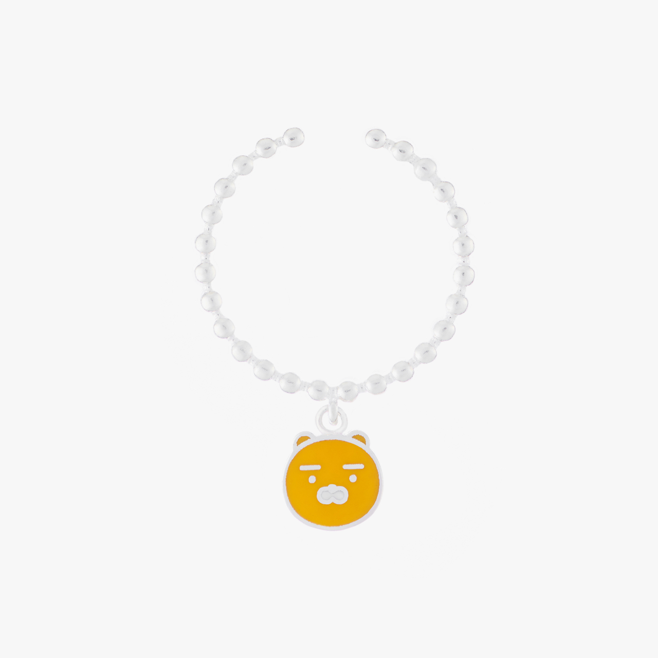 KaKao Friends Ryan Silver Bubble Ring