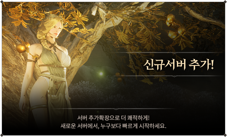 신규 서버 오픈